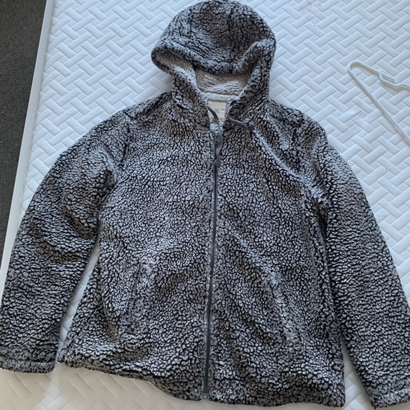thread & supply sherpa zip up jacket - Picture 1 of 3